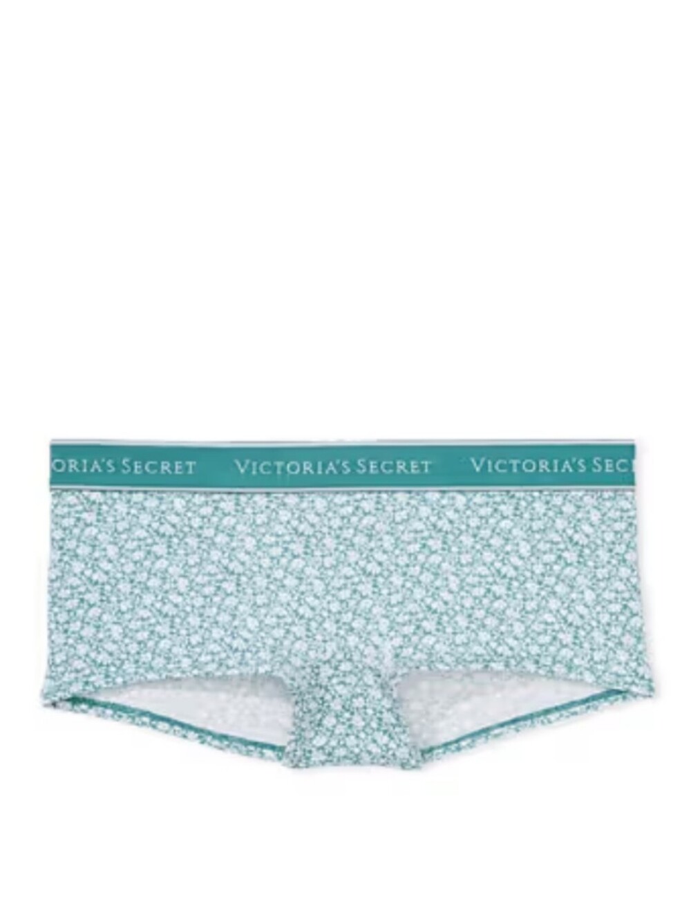 Victoria's secret logo cotton floral boyshort panty LARGE